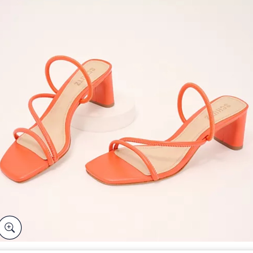 SCHUTZ CHESSIE MID NAPPA LEATHER SANDAL